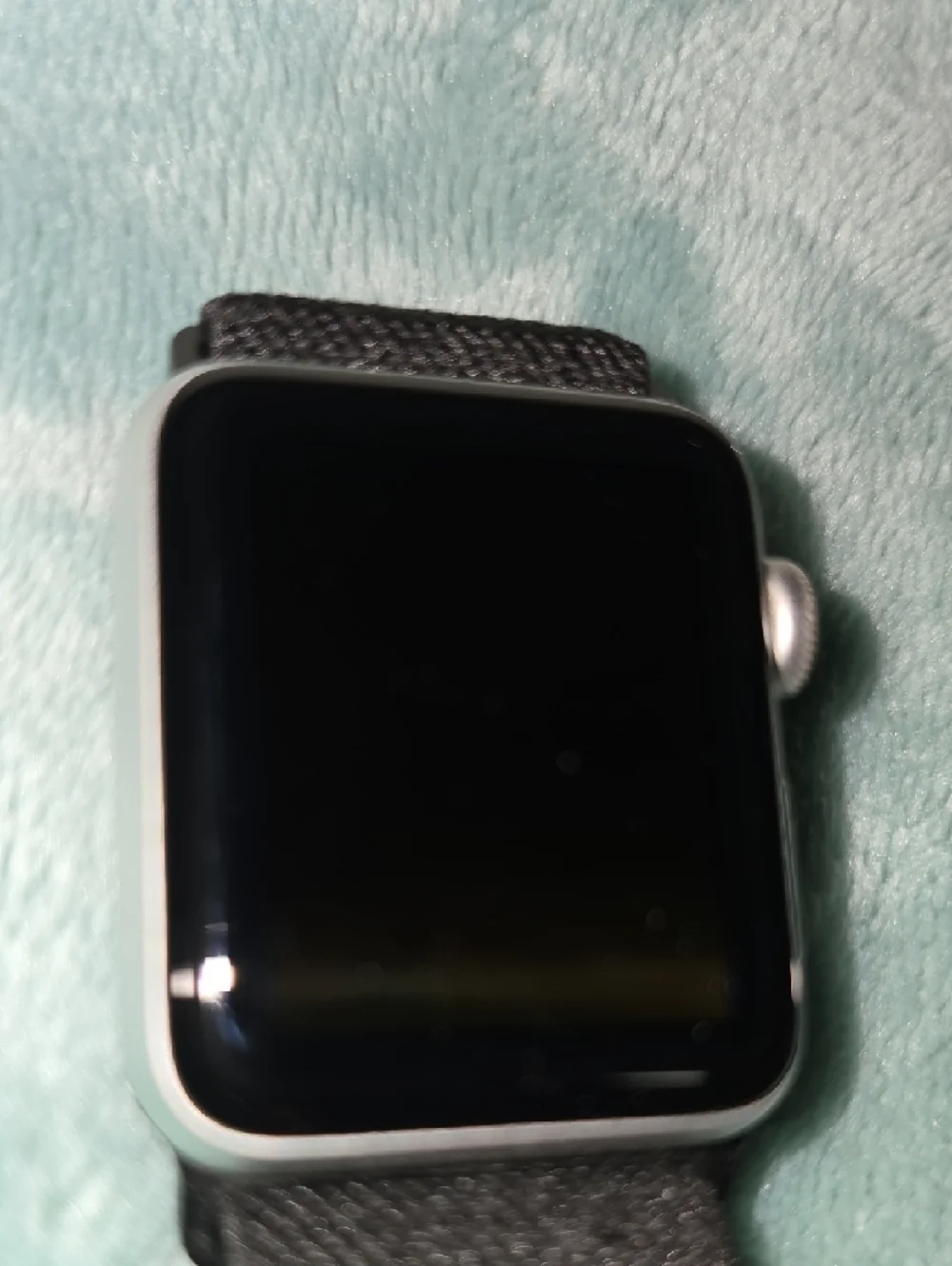 Apple Watch Series 3 Silver Case with Black Band